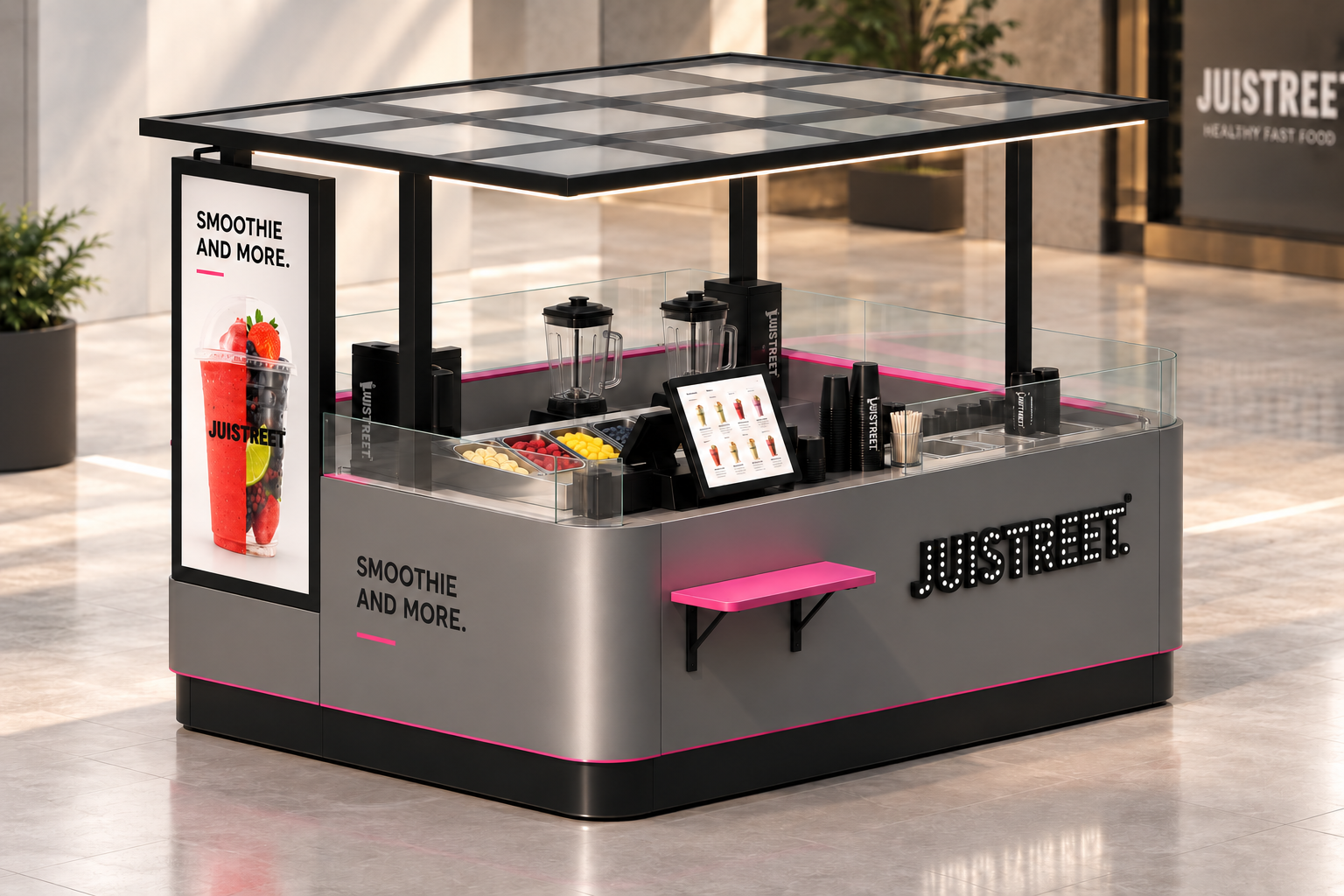 Modelo Smoothie — franquia Juistreet